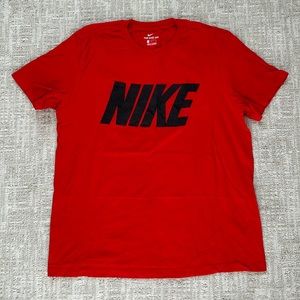 Red Nike Graphic T-Shirt